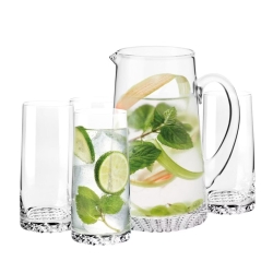 Komplet do wody soku napoju 4+1 KROSNO Fjord 5-częściowy