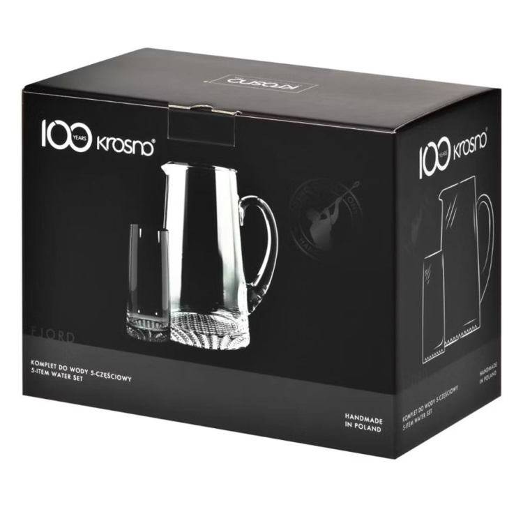Komplet do wody soku napoju 4+1 KROSNO Fjord 5-częściowy