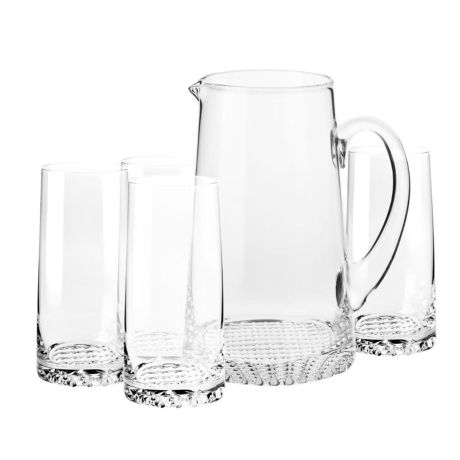 Przejdź do produktu Komplet do wody soku napoju 4+1 KROSNO Fjord 5-częściowy