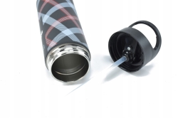 Kubek termiczny ze stali nierdzewnej termos podróżny HOFFNER 480ml Różowy