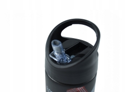 Kubek termiczny ze stali nierdzewnej termos podróżny HOFFNER 380ml Czarny