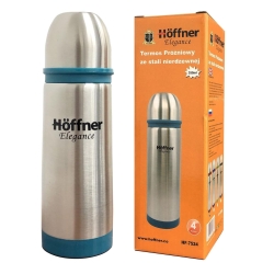 Termos próżniowy ze stali nierdzewnej podróżny HOFFNER 350ml Niebieski