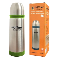 Termos próżniowy ze stali nierdzewnej podróżny HOFFNER 350ml Zielony