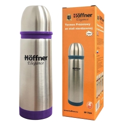 Termos próżniowy ze stali nierdzewnej podróżny HOFFNER 350ml Fioletowy