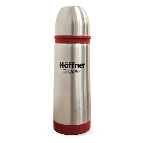 Przejdź do produktu Termos próżniowy ze stali nierdzewnej podróżny HOFFNER 350ml Czerwony HF-7524