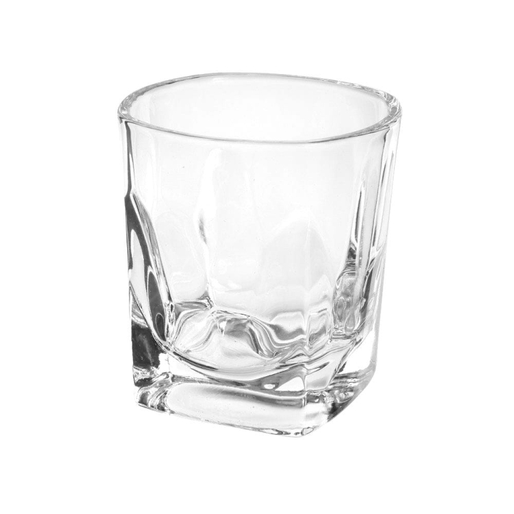 Niskie szklanki do whisky soku wody Altom Design STEPHANIE OPTIC 280ml 6szt
