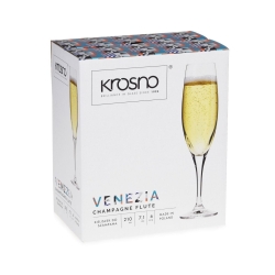 Kieliszki do szampana KROSNO Venezia(2) 210 ml