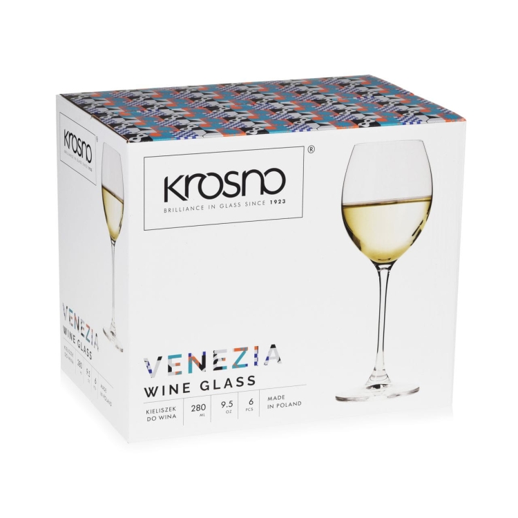 Kieliszki do wina białego KROSNO Venezia(2) 280 ml