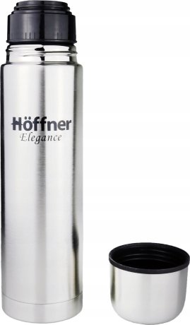 Przejdź do produktu Termos próżniowy ze stali nierdzewnej podróżny HOFFNER 750ml HF-7501