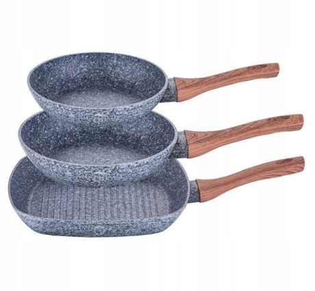 Przejdź do produktu Zestaw 3 patelni indukcja Berlinger Haus BH-1215