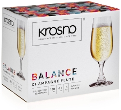 Kieliszki do szampana KROSNO Pure / Balance 180ml