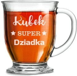 Szklanka "Kubas" z grawerem dla Babci 400ml 1szt