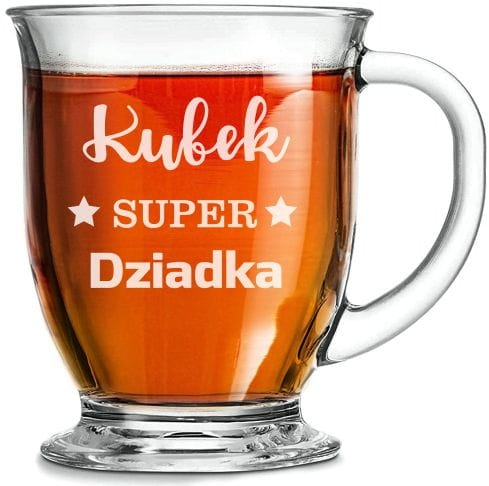Szklanka "Kubas" z grawerem dla Babci 400ml 1szt
