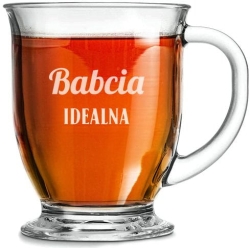 Szklanka "Kubas" z grawerem dla Babci 400ml 1szt