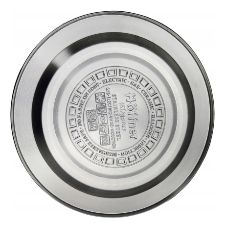 Przejdź do produktu Czajnik metalowy z gwizdkiem Hoffner 3L Indukcja Gaz Szary HF-3794