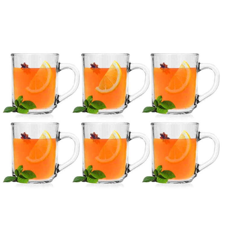 Kubki szklanki z uchem do kawy herbaty soku Luminarc MUG 250ml 6szt