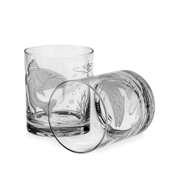 Szklanki do whisky "Wędkarskie" 300ml