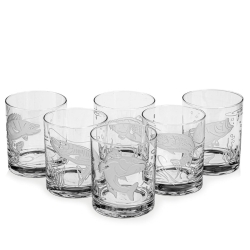 Szklanki do whisky "Wędkarskie" 300ml