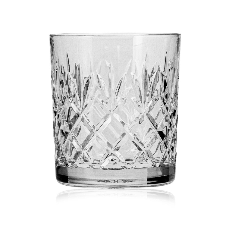 Zestaw do whisky JULIA Ananas kryształ 6+1 w skrzynce z GRAWEREM