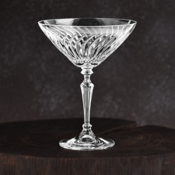 Piękne kryształowe kieliszki do martini JULIA Linea 175ml 6szt