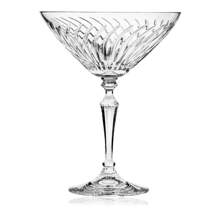 Piękne kryształowe kieliszki do martini JULIA Linea 175ml 6szt