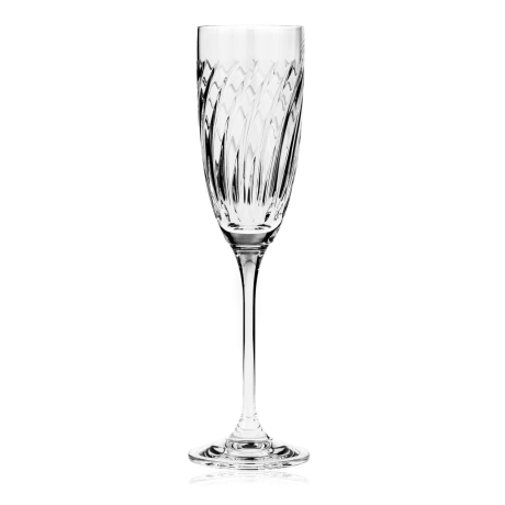 Przejdź do produktu Piękne kryształowe kieliszki do szampana JULIA Linea 170ml 6szt