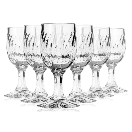 Przejdź do produktu Ekskluzywne kryształowe kieliszki do wódki JULIA Linea 25ml 6 szt.