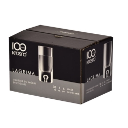 Kieliszki do wódki, likieru KROSNO Legend / Lagrima 30 ml