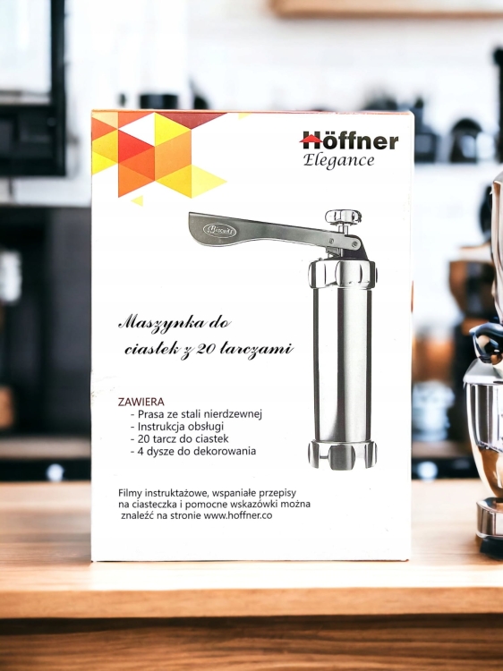 Maszynka do ciastek z 20 tarczami Hoffner HF-1307