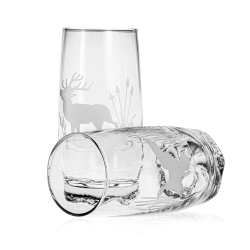 Wysokie szklanki long drink do drinków soku wody "Myśliwskie" 350ml