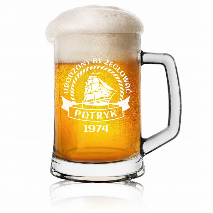 Kufel do piwa żeglarski 685ml 1szt