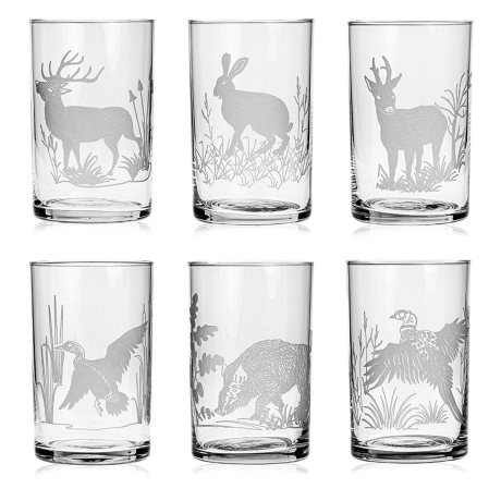 Przejdź do produktu Myśliwskie szklanki do herbaty, kawy, soku (Basic) 250ml 6szt.