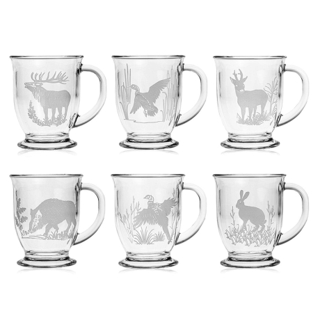 Przejdź do produktu Myśliwskie kubki do kawy, herbaty, wody, soku XXL 400ml 6szt.