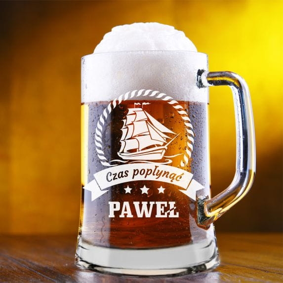 Kufel do piwa żeglarski 685ml 1szt