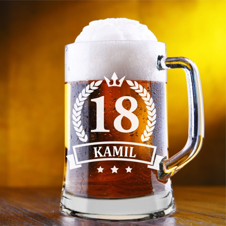 Kufel do piwa na 18-stke 685ml 1szt