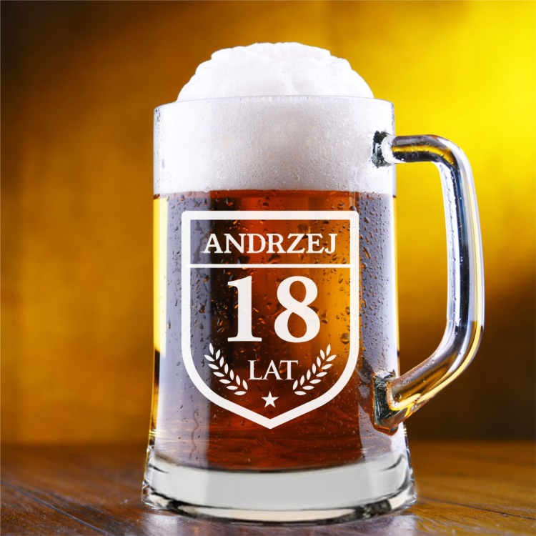 Kufel do piwa na 18-stke 685ml 1szt