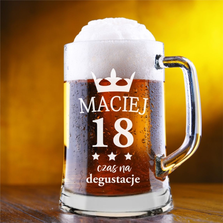 Kufel do piwa na 18-stke 685ml 1szt