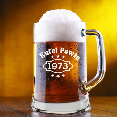 Przejdź do produktu Kufel do piwa  z grawerem prezent 685ml 1szt 
