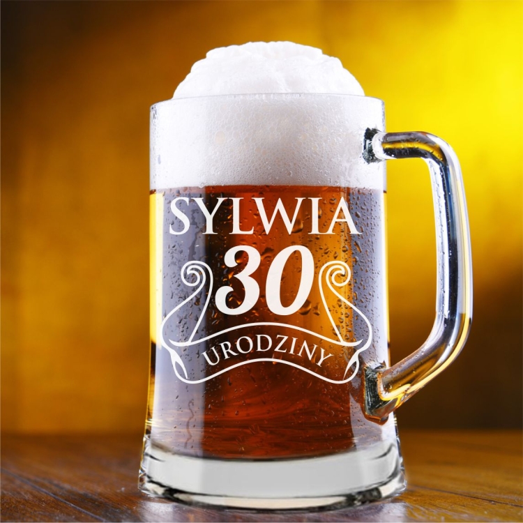 Kufel do piwa na urodziny 685ml 1szt