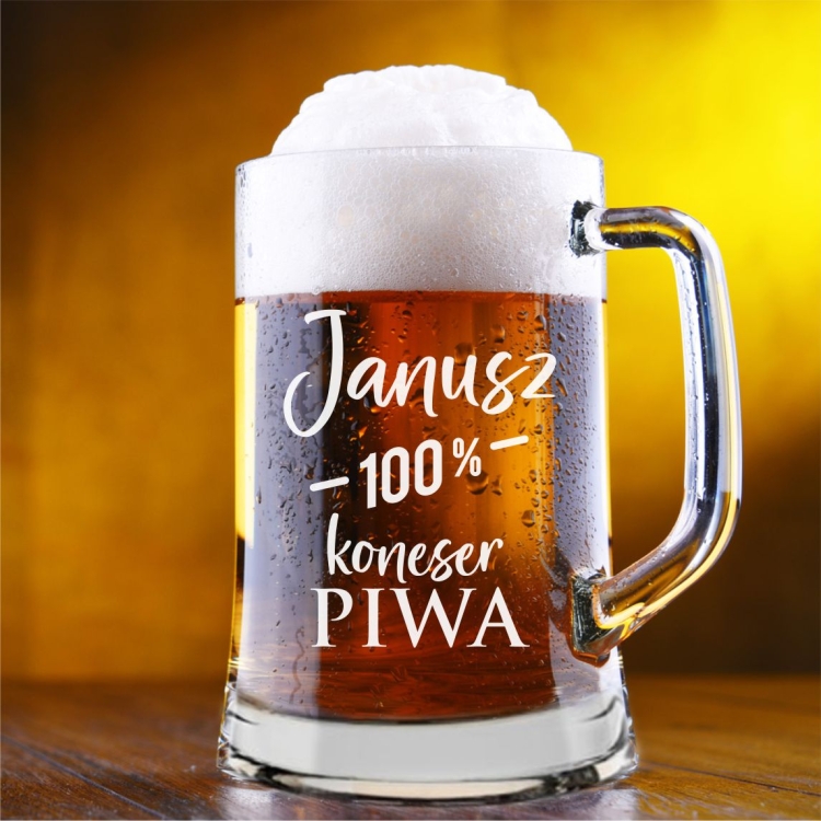 Kufel do piwa z IMIENIEM na prezent 685ml 1szt