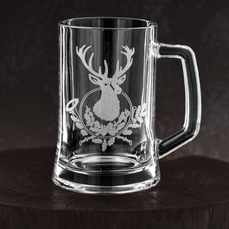 Przejdź do produktu Myśliwski kufel z rączką do piwa 685ml 1szt.