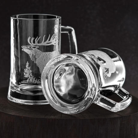 Przejdź do produktu Myśliwskie kufle z rączką do piwa 685ml 6szt.