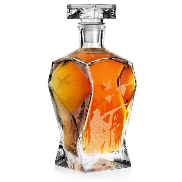 Karafka do whisky z grawerem "Myśliwska" 750ml (7)