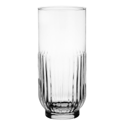 Szklanki ryflowane wysokie do napojów whisky soku wody 360 ml 6szt.