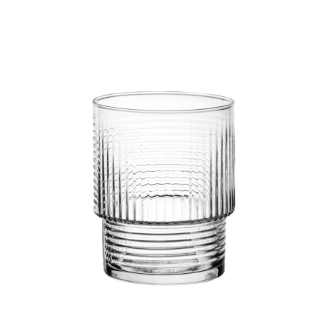 Przejdź do produktu Szklanki ryflowane niskie do napojów whisky soku wody 320 ml 6szt.