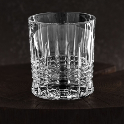 Kryształowe szklanki do whisky BOHEMIA PERFECTO 300ml w skrzynce z GRAWEREM