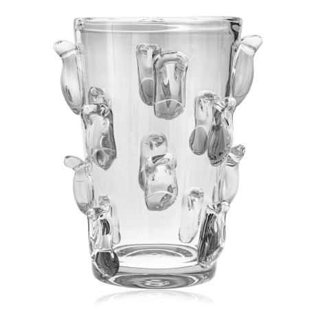 Przejdź do produktu Wazon szklany na kwiaty bezbarwny 24cm