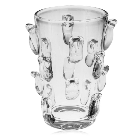 Przejdź do produktu Wazon szklany na kwiaty bezbarwny 24cm