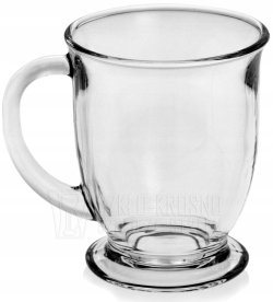 Kubek z grawerem do kawy herbaty szklanka 400ml