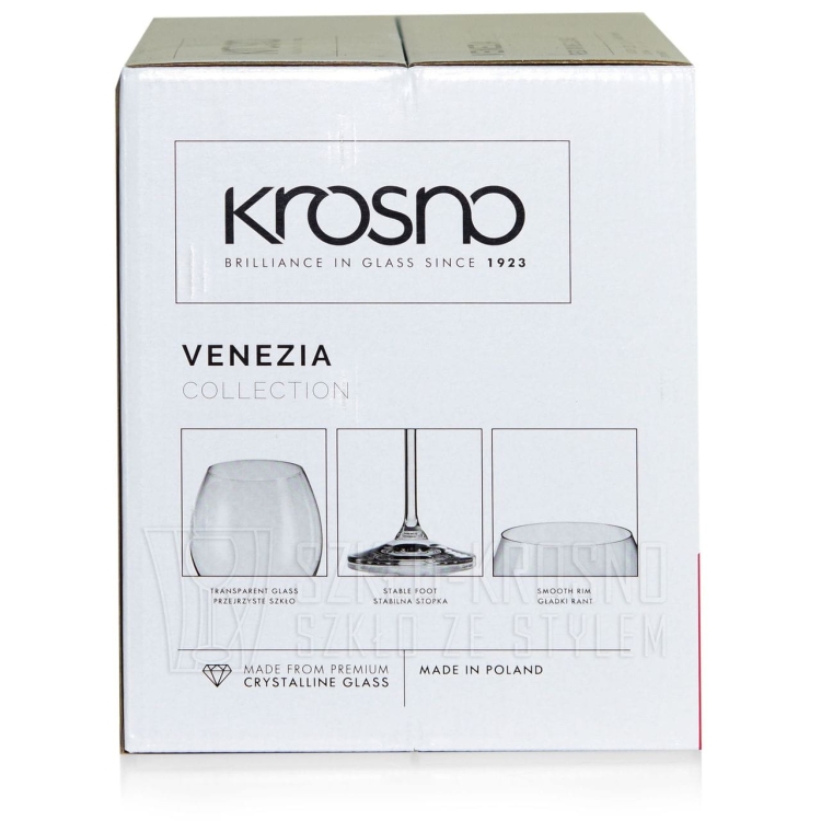 Kieliszki do wina czerwonego KROSNO Venezia 350 ml